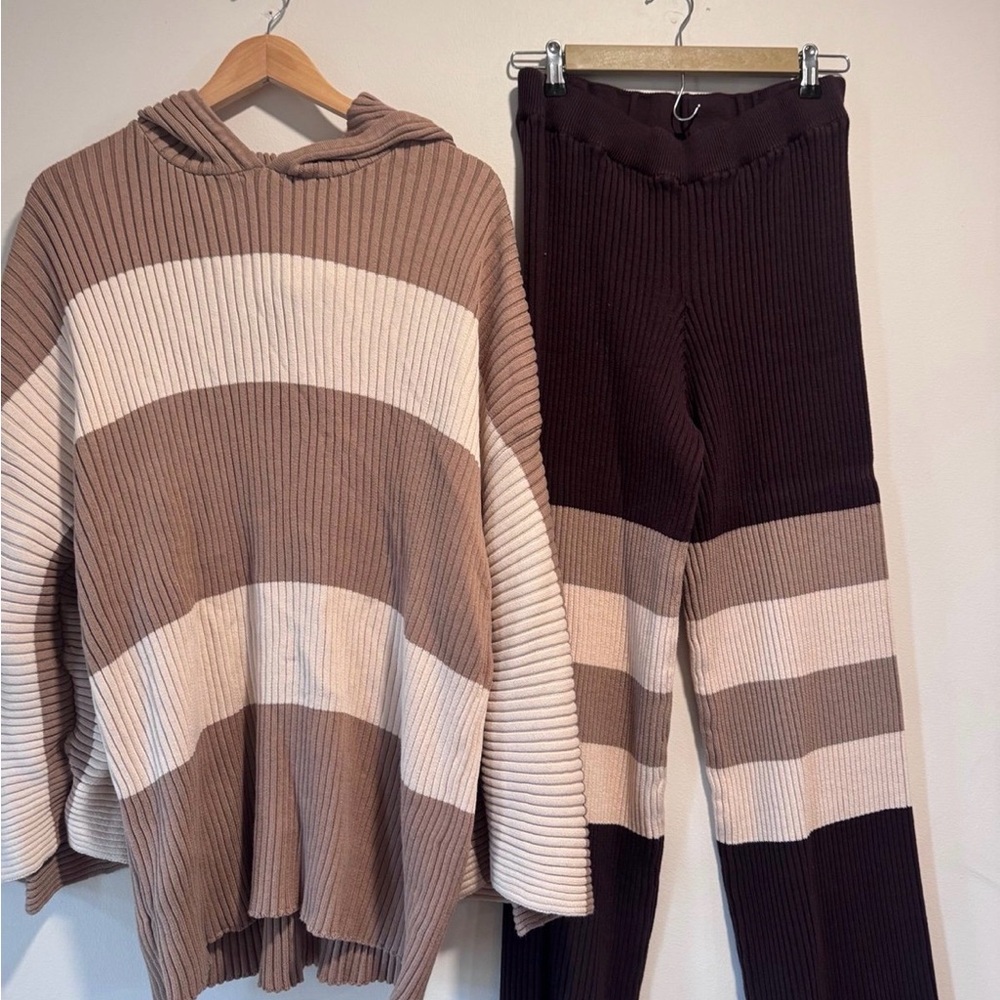 Free people hooded set